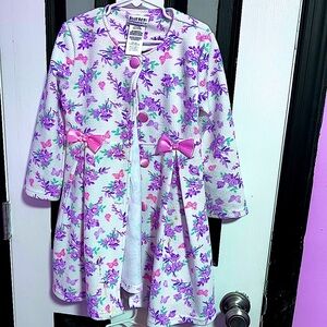 Girls special occasion dress with matching coat